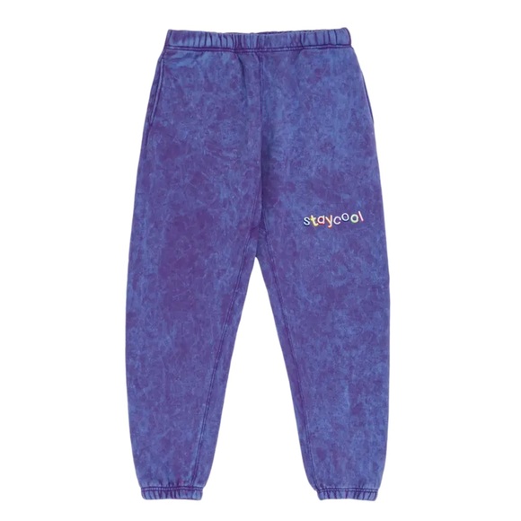 Staycool Men's Classic Sweatpants in Violet Mineral Wash | XL - Picture 1 of 9